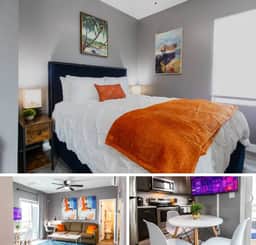 Spacious Studio – Balcony, Desk, A/C & Kitchen - Image 5